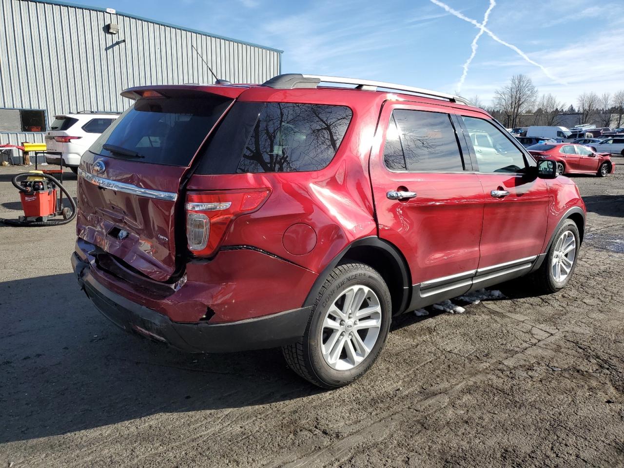 2013 Ford Explorer VIN 1FM5K8D8XDGA80804 Copart auction photo, rear end damage thumbnail 3