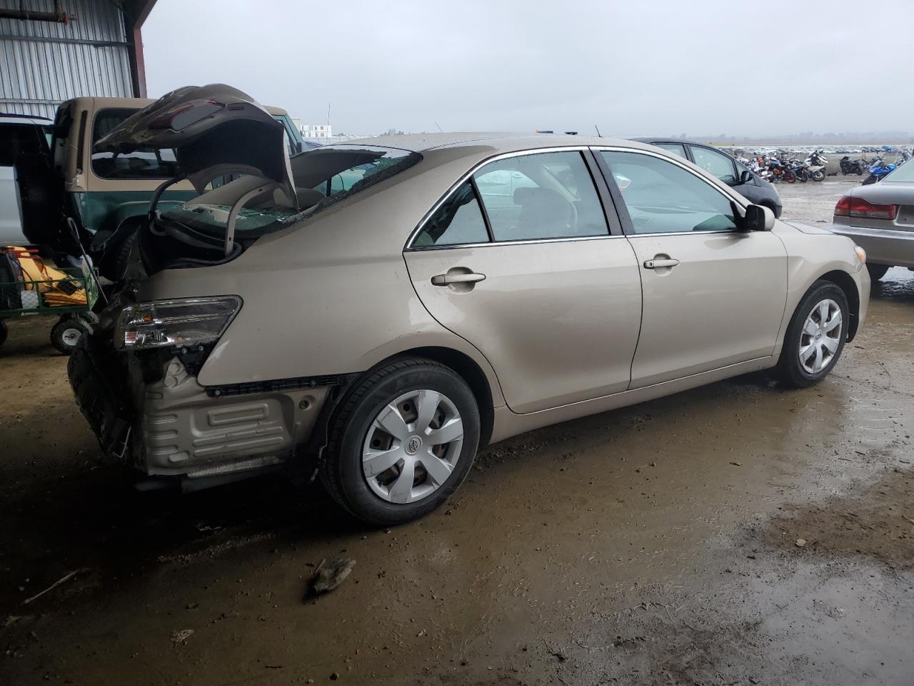 2007 Toyota Camry VIN 4T1BE46K47U085241 Copart auction photo, rear end / water/flood damage thumbnail 3