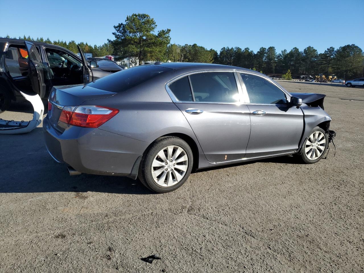 2014 Honda Accord VIN 1HGCR2F82EA182217 Copart auction photo, front end damage thumbnail 3