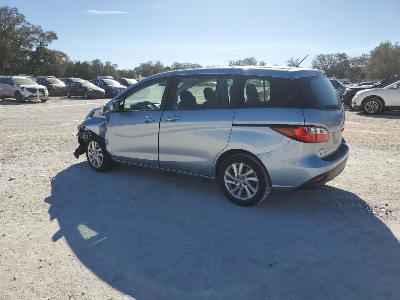 2012 Mazda 5 VIN JM1CW2BLXC0128653 Copart auction photo, front end damage thumbnail 2