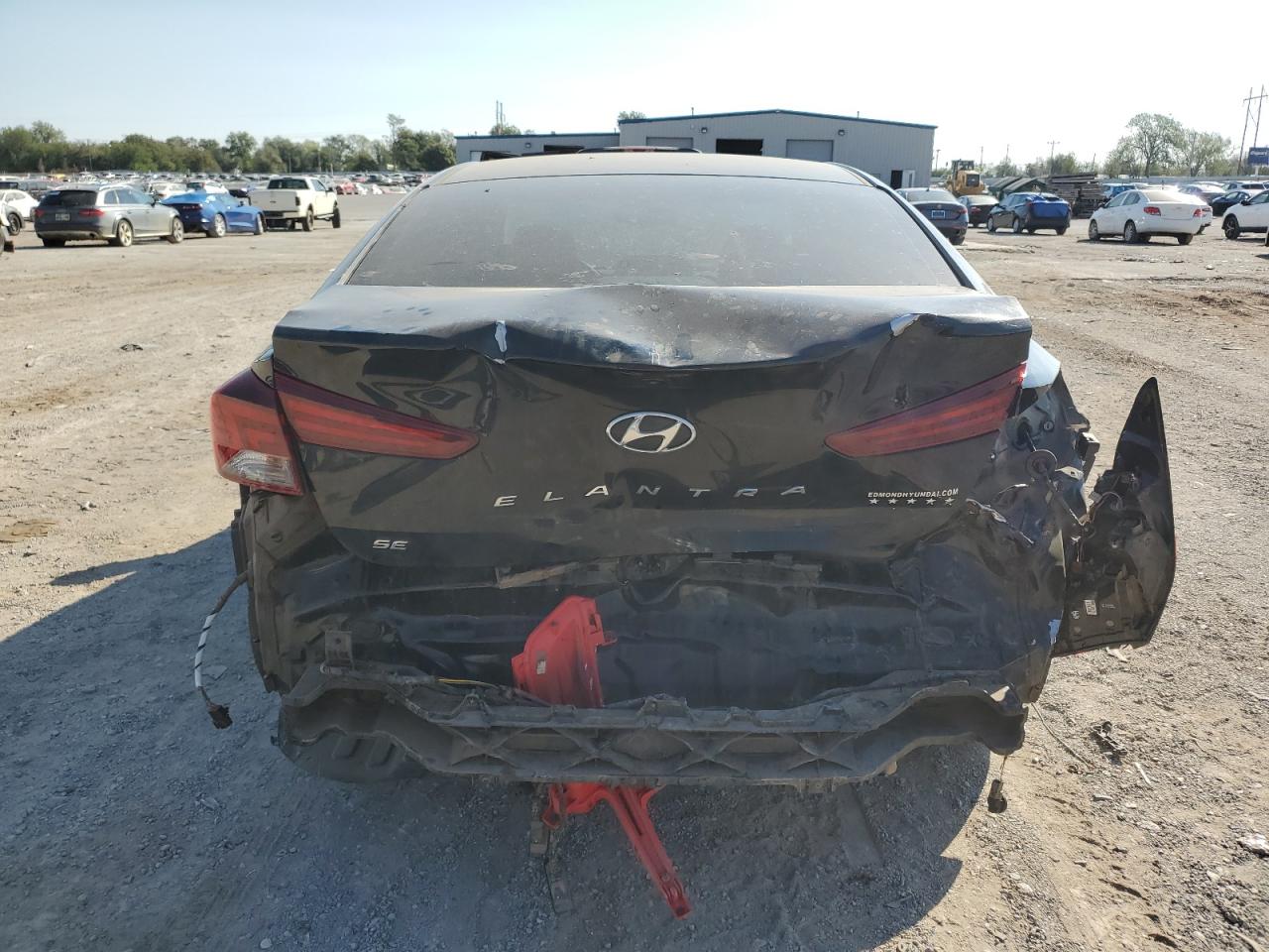 2019 Hyundai Elantra VIN KMHD74LF7KU888919 Copart auction photo, rear end / minor dent/scratches damage thumbnail 6