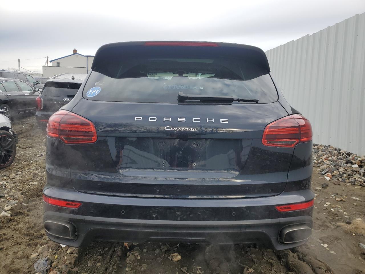 2016 Porsche Cayenne VIN WP1AA2A29GKA15722 Copart auction photo, front end damage thumbnail 6