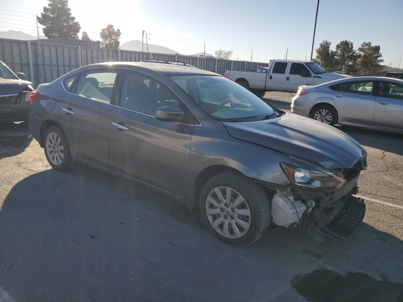 2019 Nissan Sentra VIN 3N1AB7AP7KY450632 Copart auction photo, front end damage thumbnail 4