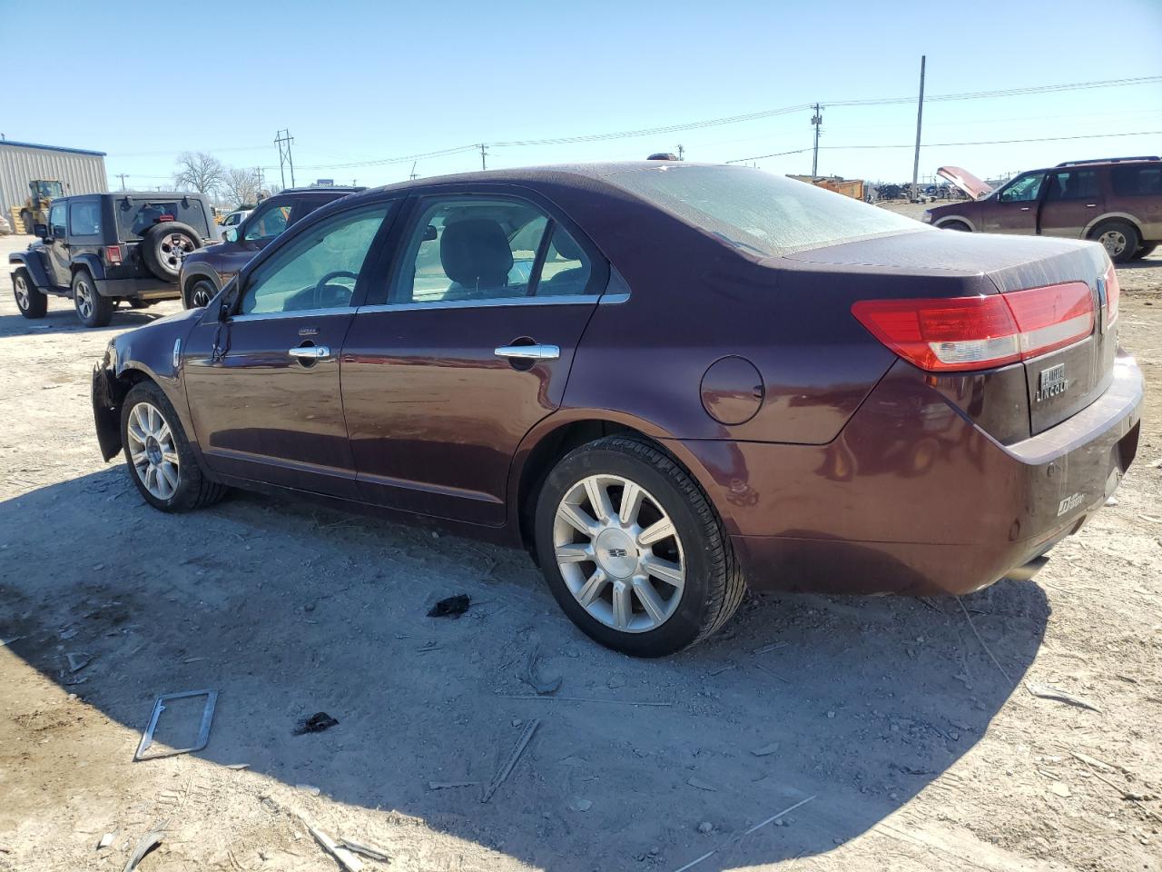 2012 Lincoln MKZ VIN 3LNHL2GC2CR820280 Copart auction photo, front end / side damage thumbnail 2