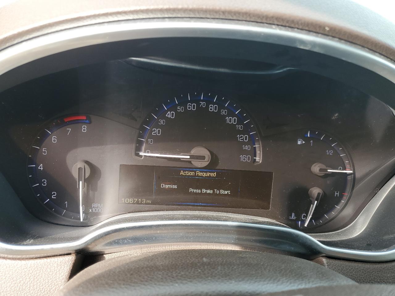 2014 Cadillac SRX VIN 3GYFNCE34ES660911 Copart auction photo, front end damage thumbnail 9