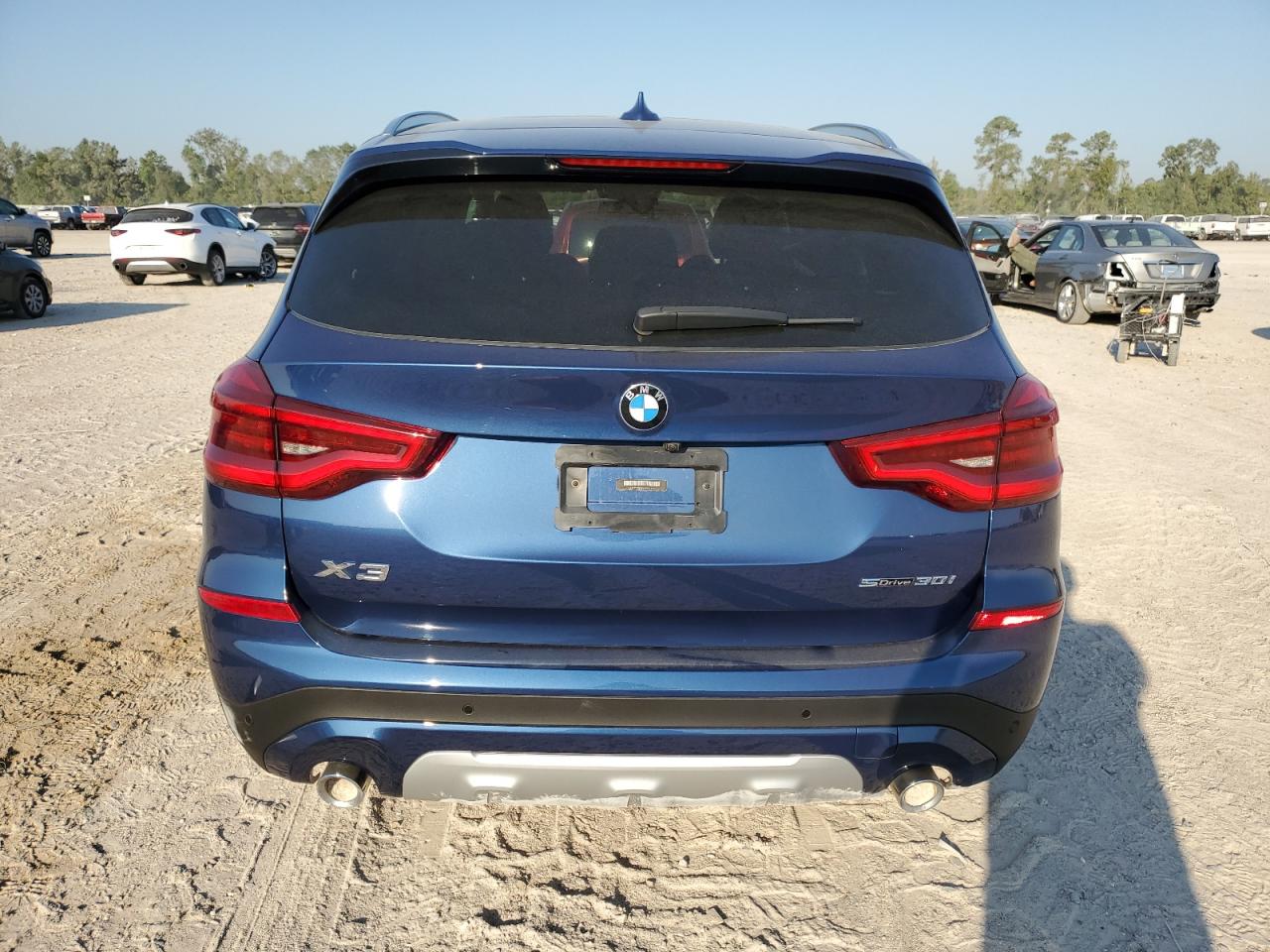 2020 BMW X3 VIN 5UXTY3C01L9B39333 Copart auction photo, side damage thumbnail 6