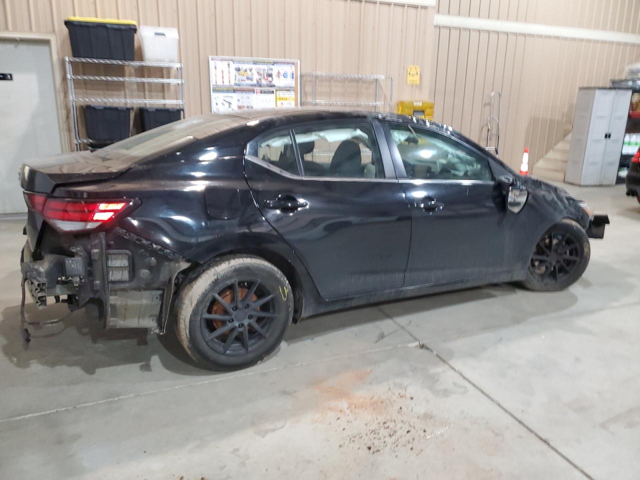 2020 Nissan Sentra VIN 3N1AB8BV1LY244565 Copart auction photo, rollover damage thumbnail 3