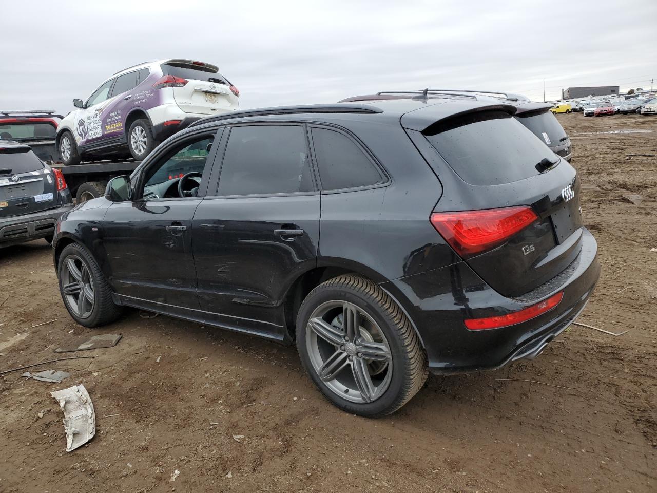 2014 Audi Q5 VIN WA1WMAFP5EA112457 Copart auction photo, front end damage thumbnail 2