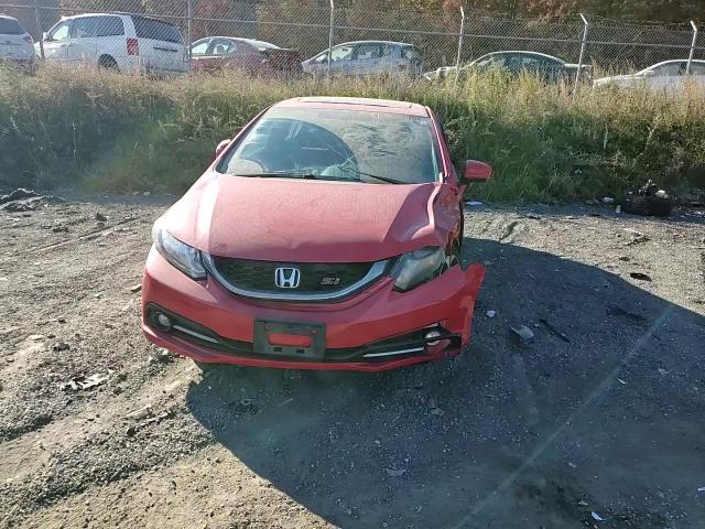 2015 Honda Civic VIN 2HGFB6E55FH708990 Copart auction photo, front end / side damage thumbnail 11