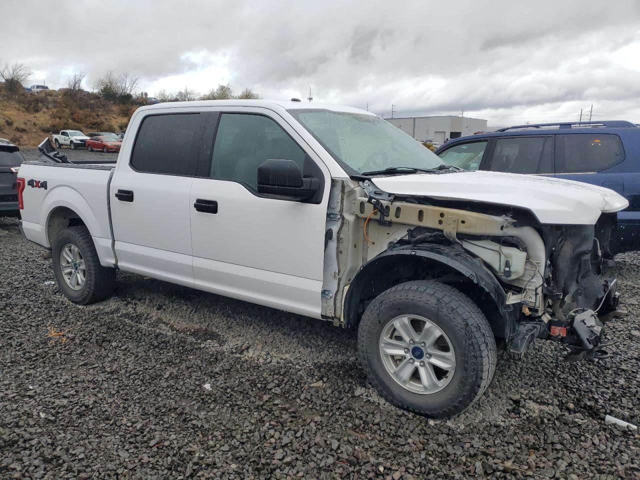 2017 Ford F-150 VIN 1FTEW1E82HKD00499 Copart auction photo, front end damage thumbnail 4