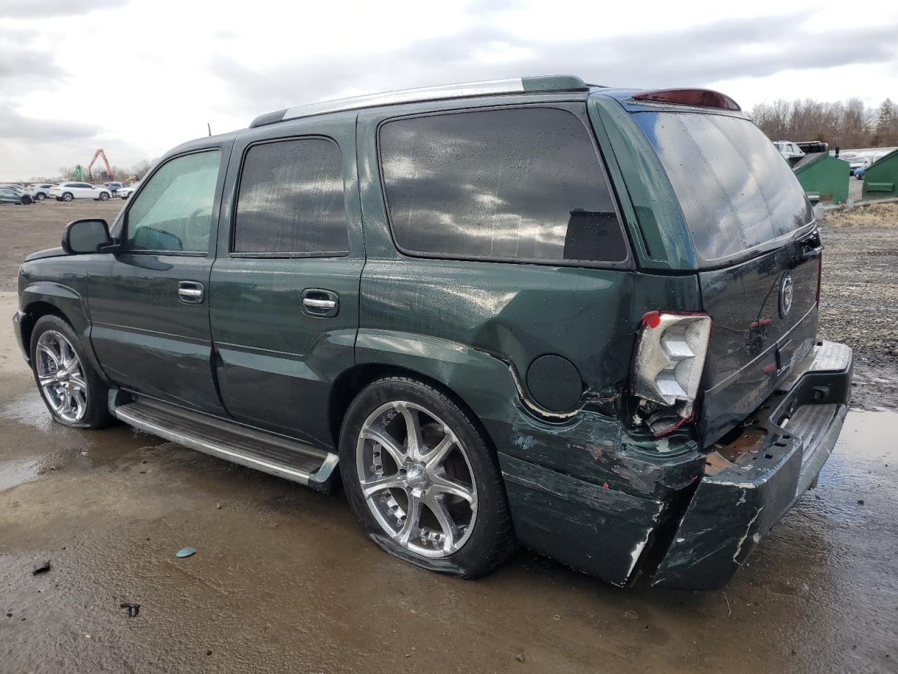 2002 Cadillac Escalade VIN 1GYEK63N02R225067 Copart auction photo, rear end / side damage thumbnail 2