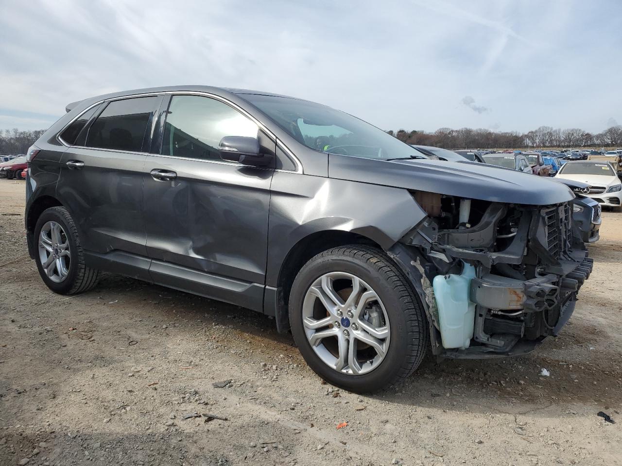 2017 Ford Edge VIN 2FMPK3K99HBB20410 Copart auction photo, front end damage thumbnail 4