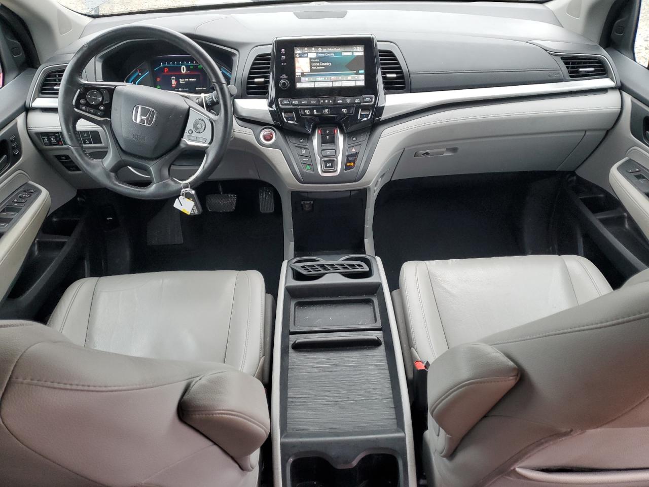 2020 Honda Odyssey VIN 5FNRL6H76LB017507 Copart auction photo, front end / side damage thumbnail 8