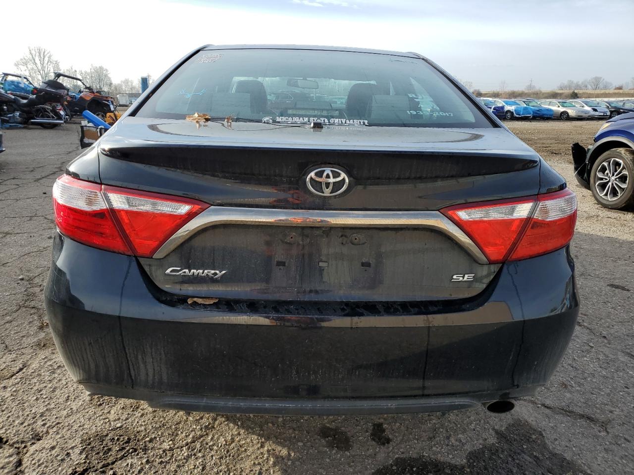 2015 Toyota Camry VIN 4T1BF1FKXFU081639 Copart auction photo, front end / side damage thumbnail 6