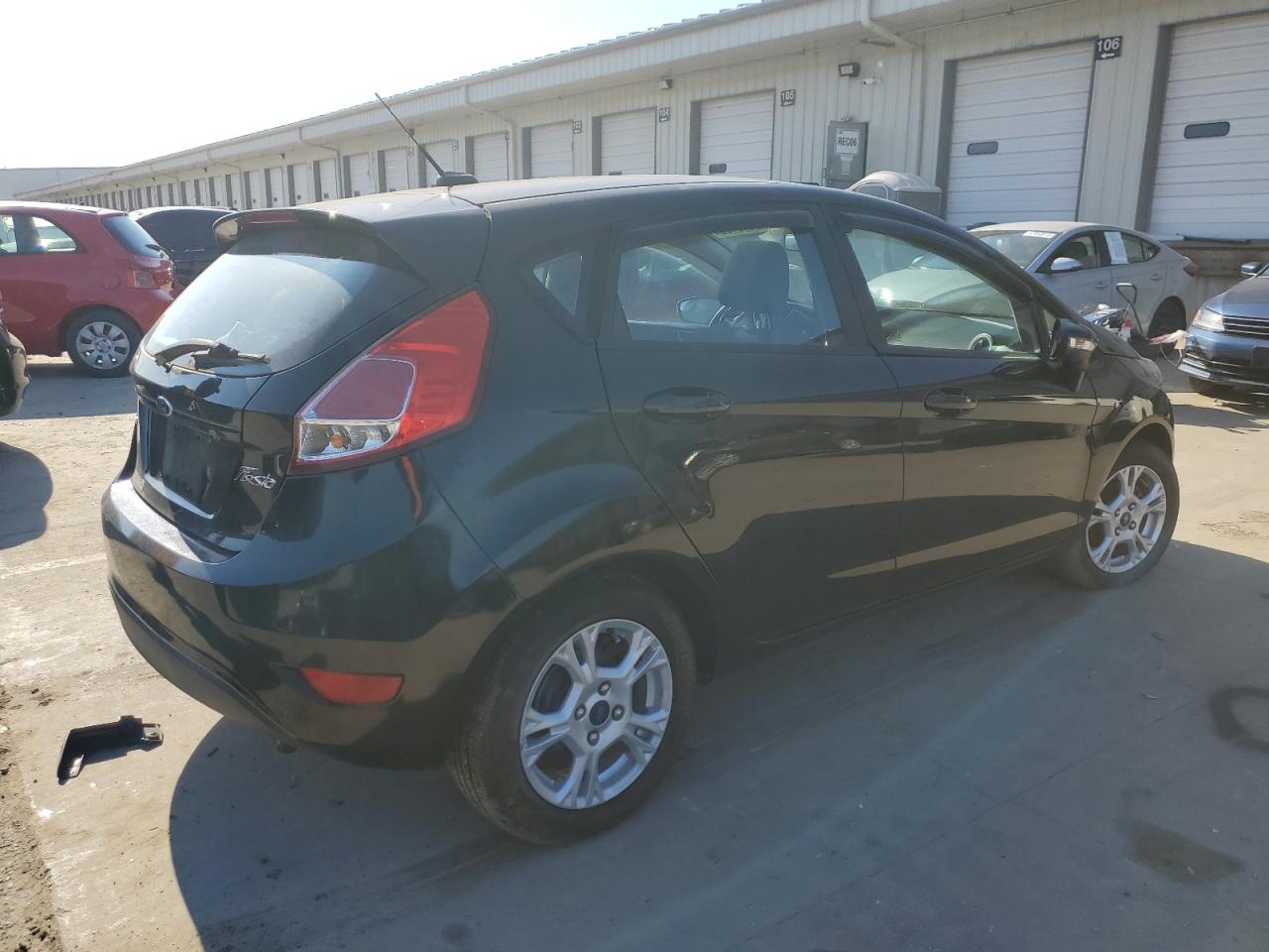 2016 Ford Fiesta VIN 3FADP4EJ7GM142848 Copart auction photo, vandalism damage thumbnail 3