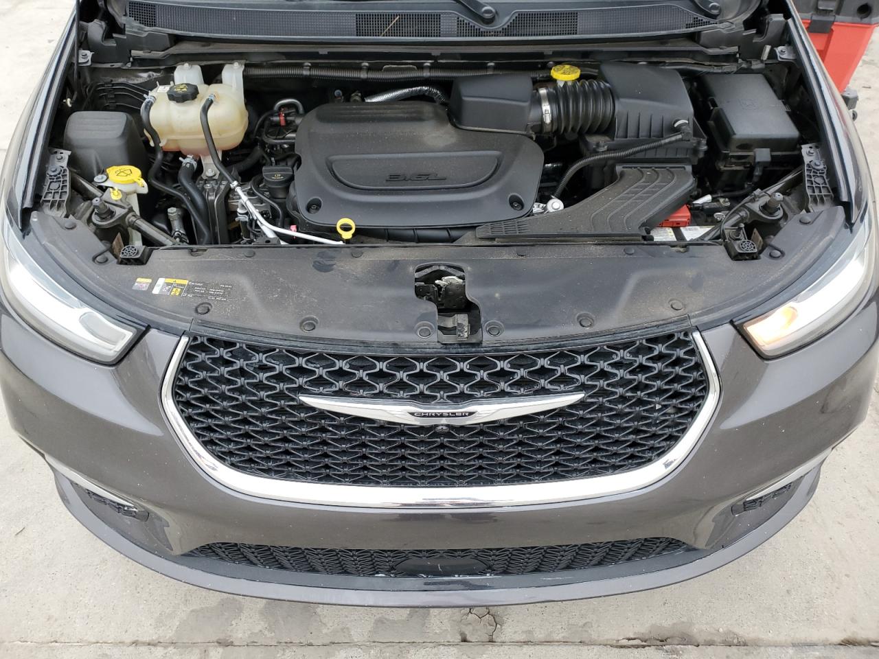 2022 Chrysler Pacifica VIN 2C4RC1BG6NR191323 Copart auction photo, side / hail damage thumbnail 12