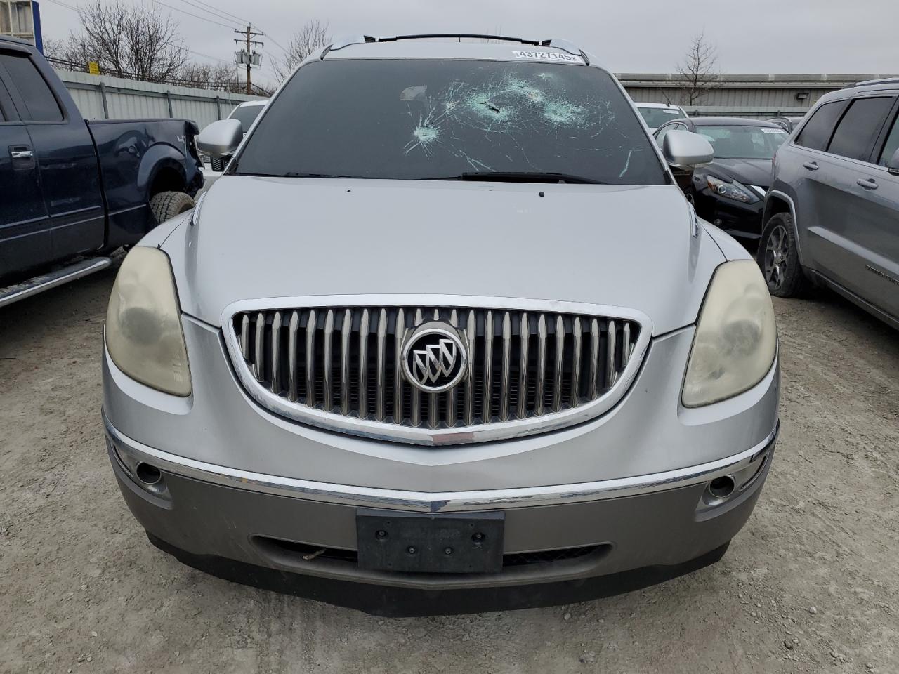 2010 Buick Enclave VIN 5GALRAED2AJ226476 Copart auction photo, top/roof damage thumbnail 5