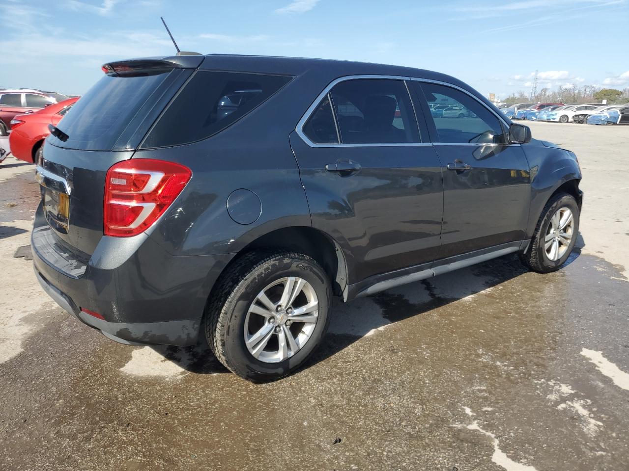 2017 Chevrolet Equinox VIN 2GNALBEK4H1603980 Copart auction photo, front end / side damage thumbnail 3