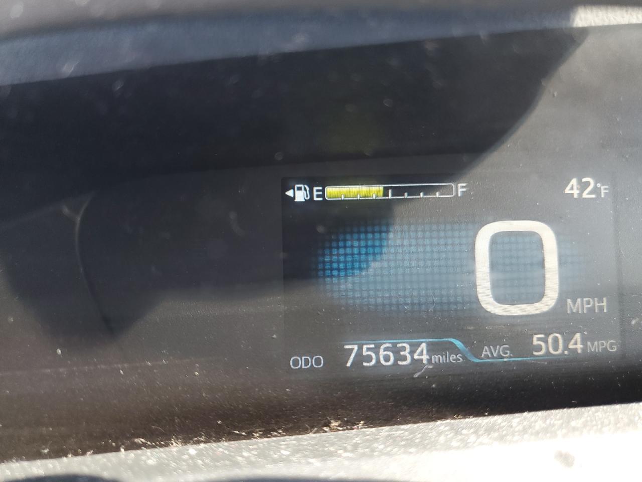 2016 Toyota Prius VIN JTDKARFU7G3026396 Copart auction photo, front end / minor dent/scratches damage thumbnail 9