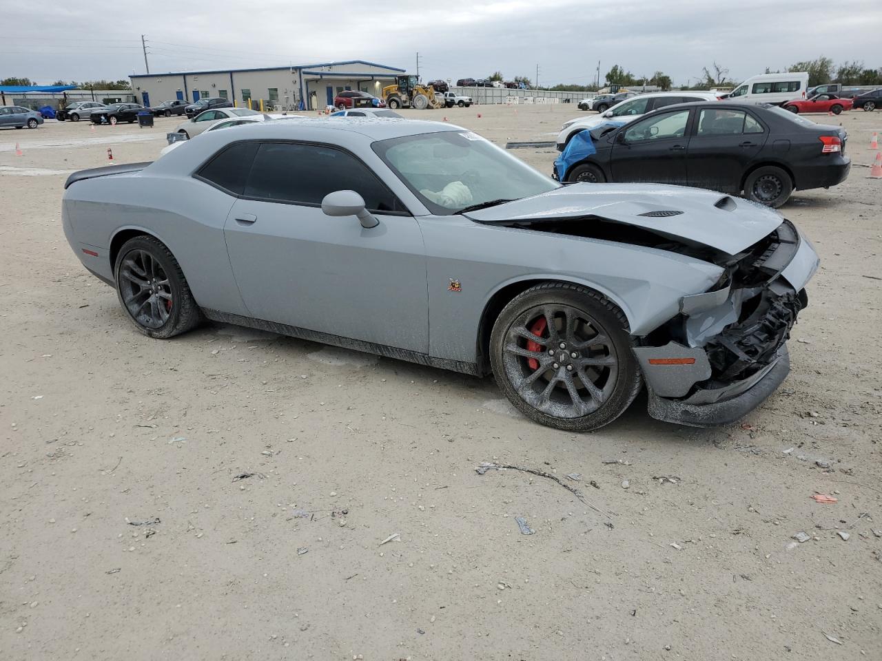 2021 Dodge Challenger VIN 2C3CDZFJ4MH664832 Copart auction photo, front end / side damage thumbnail 4