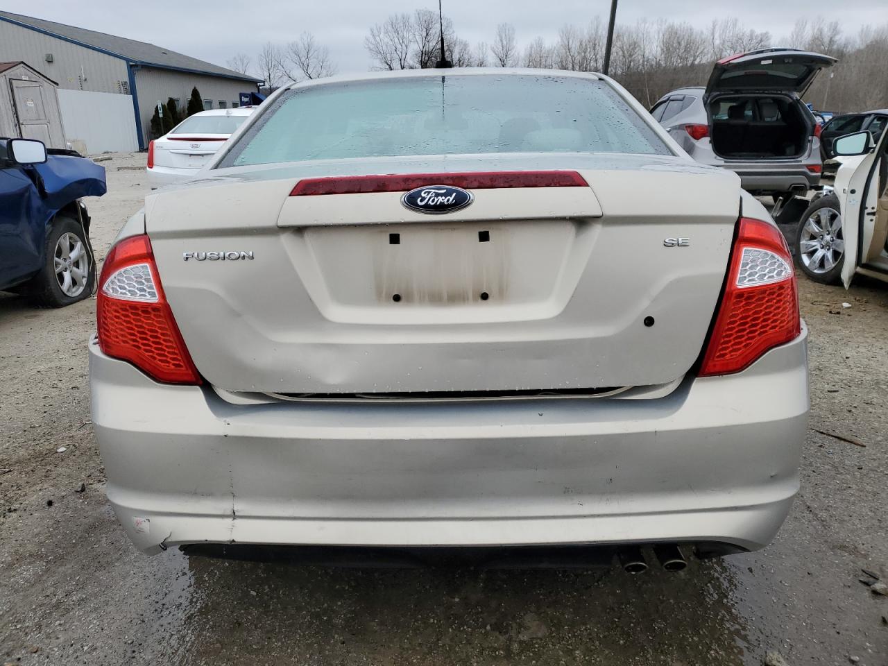 2010 Ford Fusion VIN 3FAHP0HA6AR307708 Copart auction photo, front end / rear end damage thumbnail 6
