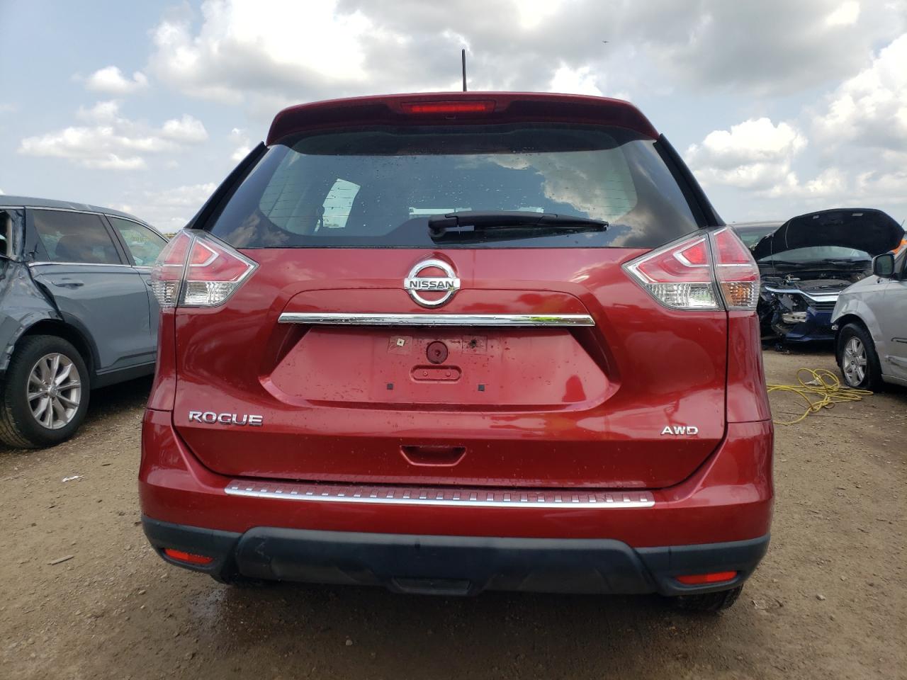 2015 Nissan Rogue VIN 5N1AT2MV2FC810021 Copart auction photo, side damage thumbnail 6