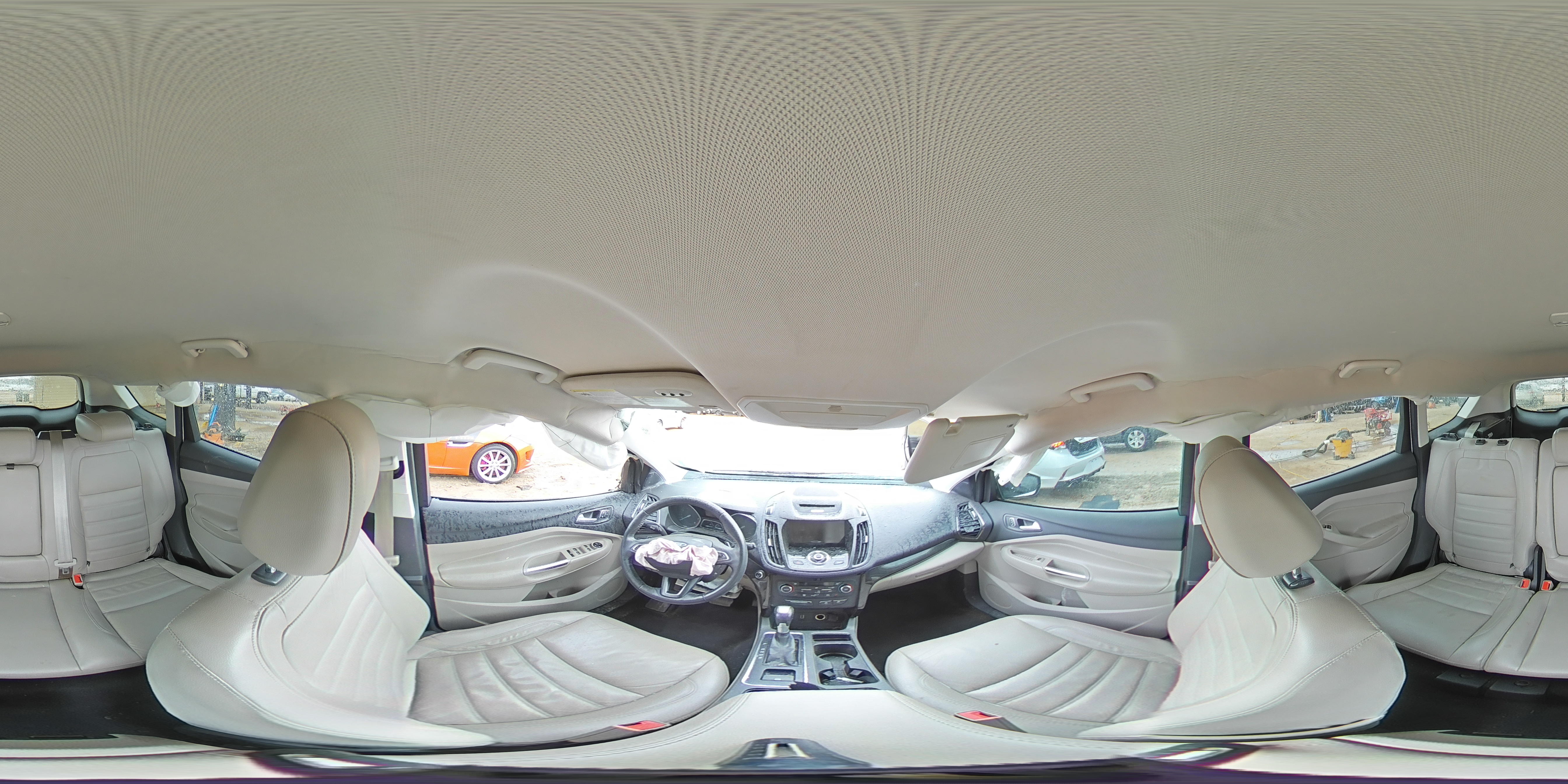 2017 Ford Escape VIN 1FMCU0J9XHUF01623 Copart auction photo, rollover damage thumbnail 14