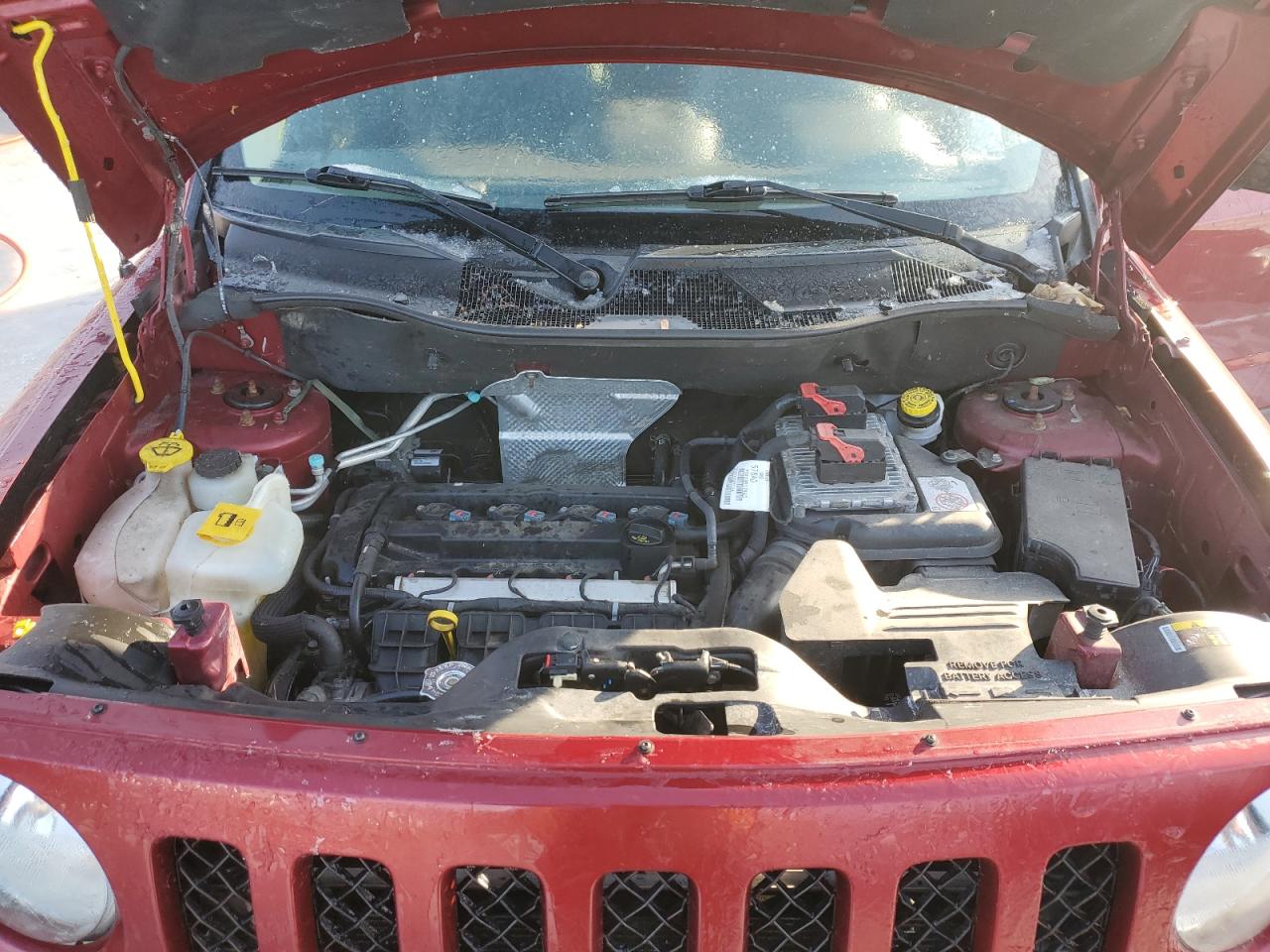 2017 Jeep Liberty (Patriot) VIN 1C4NJPFA7HD211924 Copart auction photo, front end / side damage thumbnail 12
