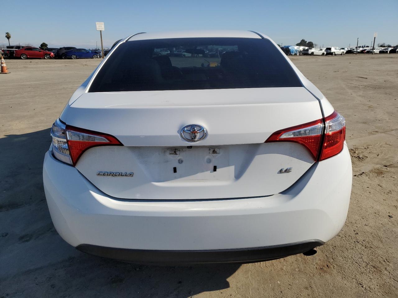 2016 Toyota Corolla VIN 5YFBURHE0GP524508 Copart auction photo, side / rear end damage thumbnail 6