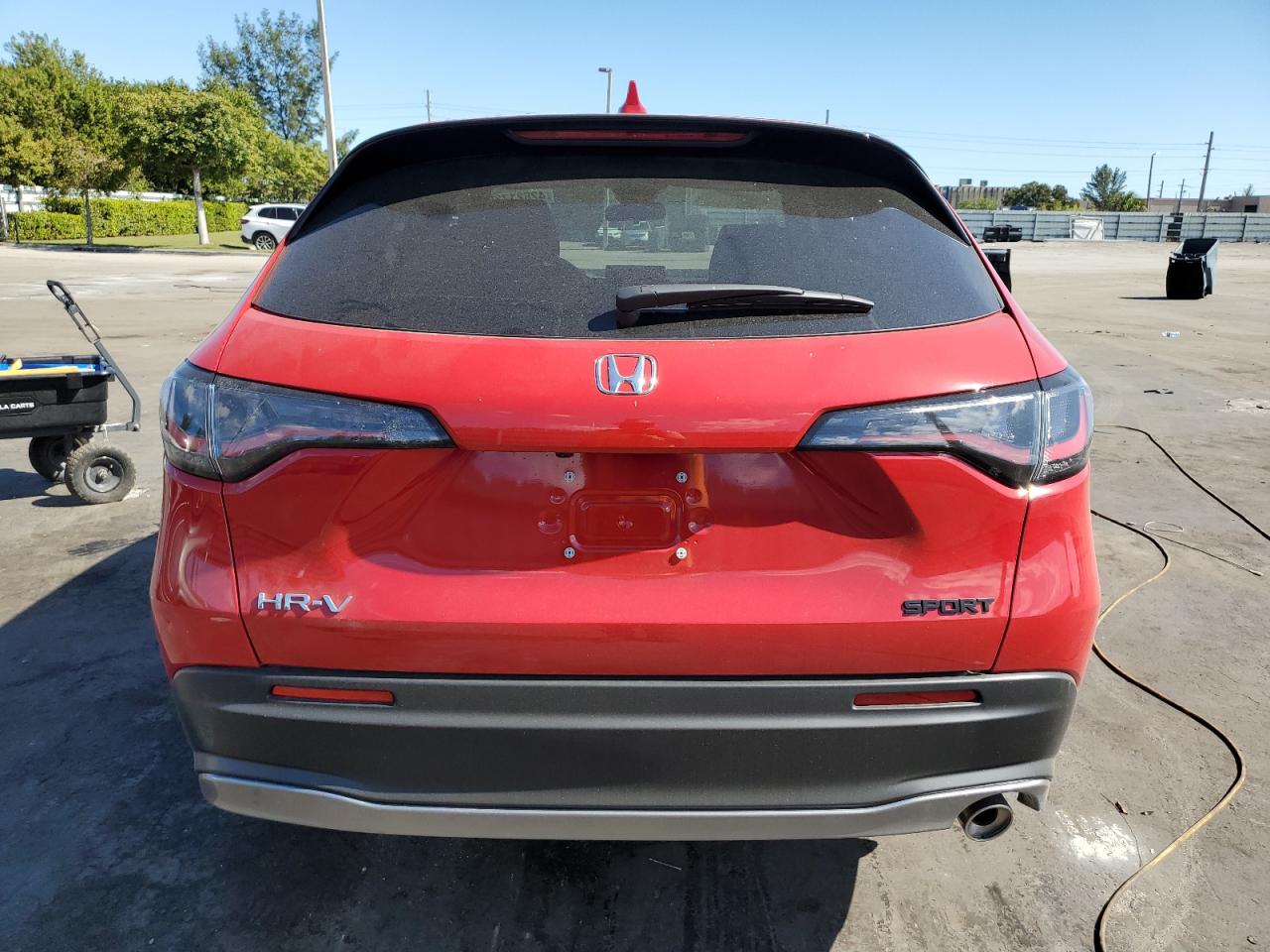 2025 Honda HR-V VIN 3CZRZ1H51SM734000 Copart auction photo, front end damage thumbnail 6
