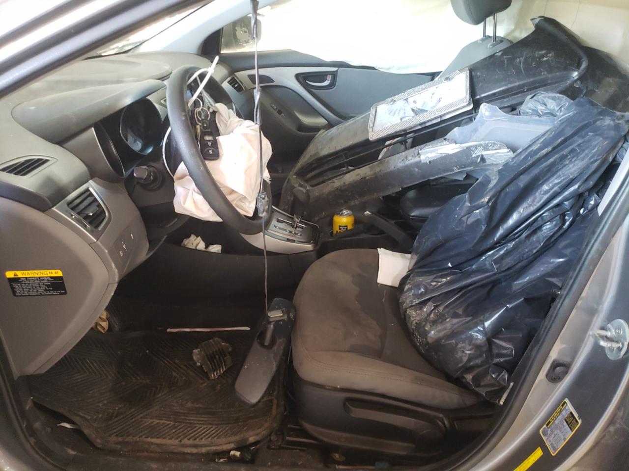 2013 Hyundai Elantra VIN 5NPDH4AE0DH205869 Copart auction photo, front end damage thumbnail 7