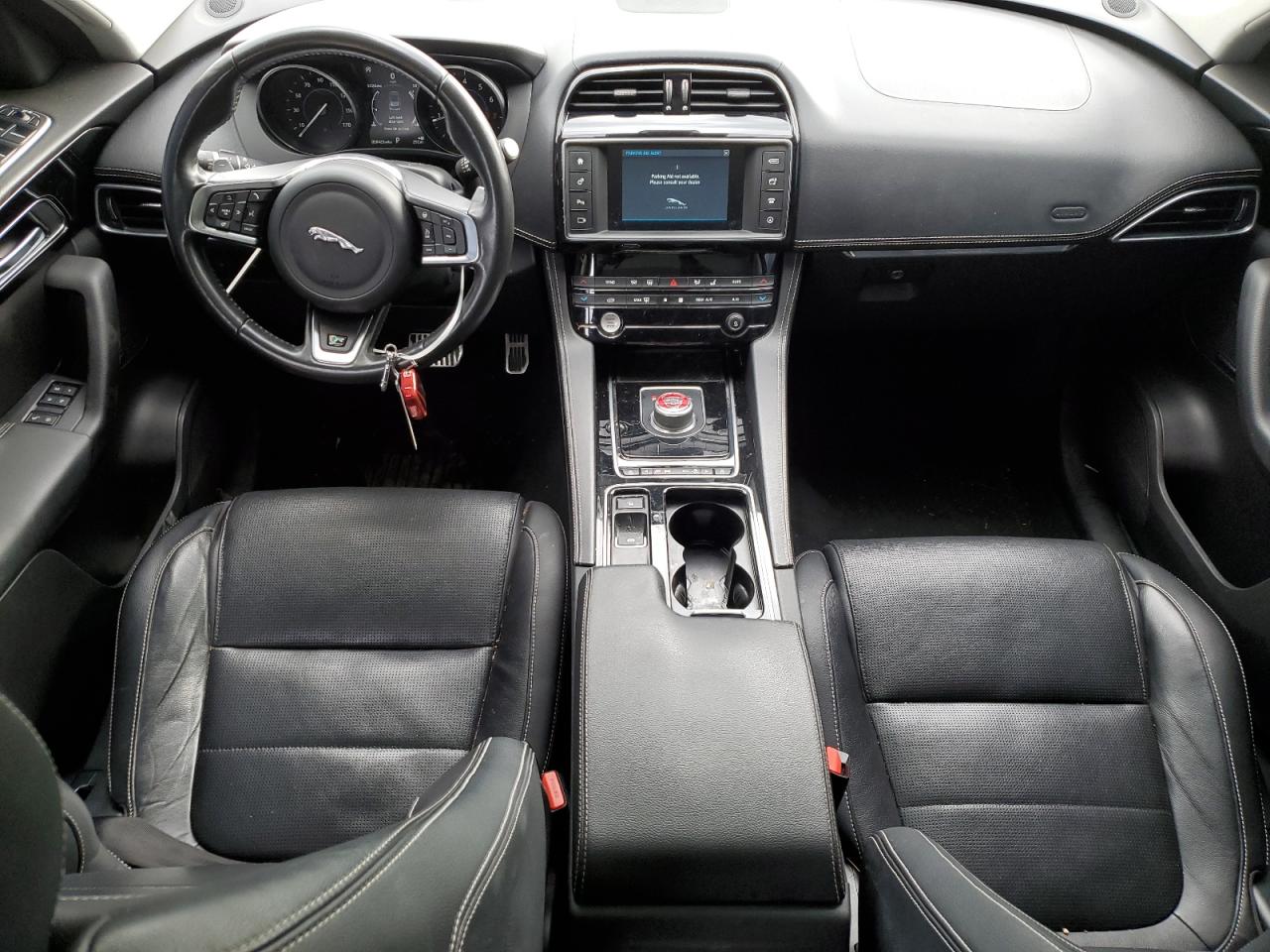 2018 Jaguar F-Pace VIN SADCL2FX7JA277832 Copart auction photo, side / front end damage thumbnail 8