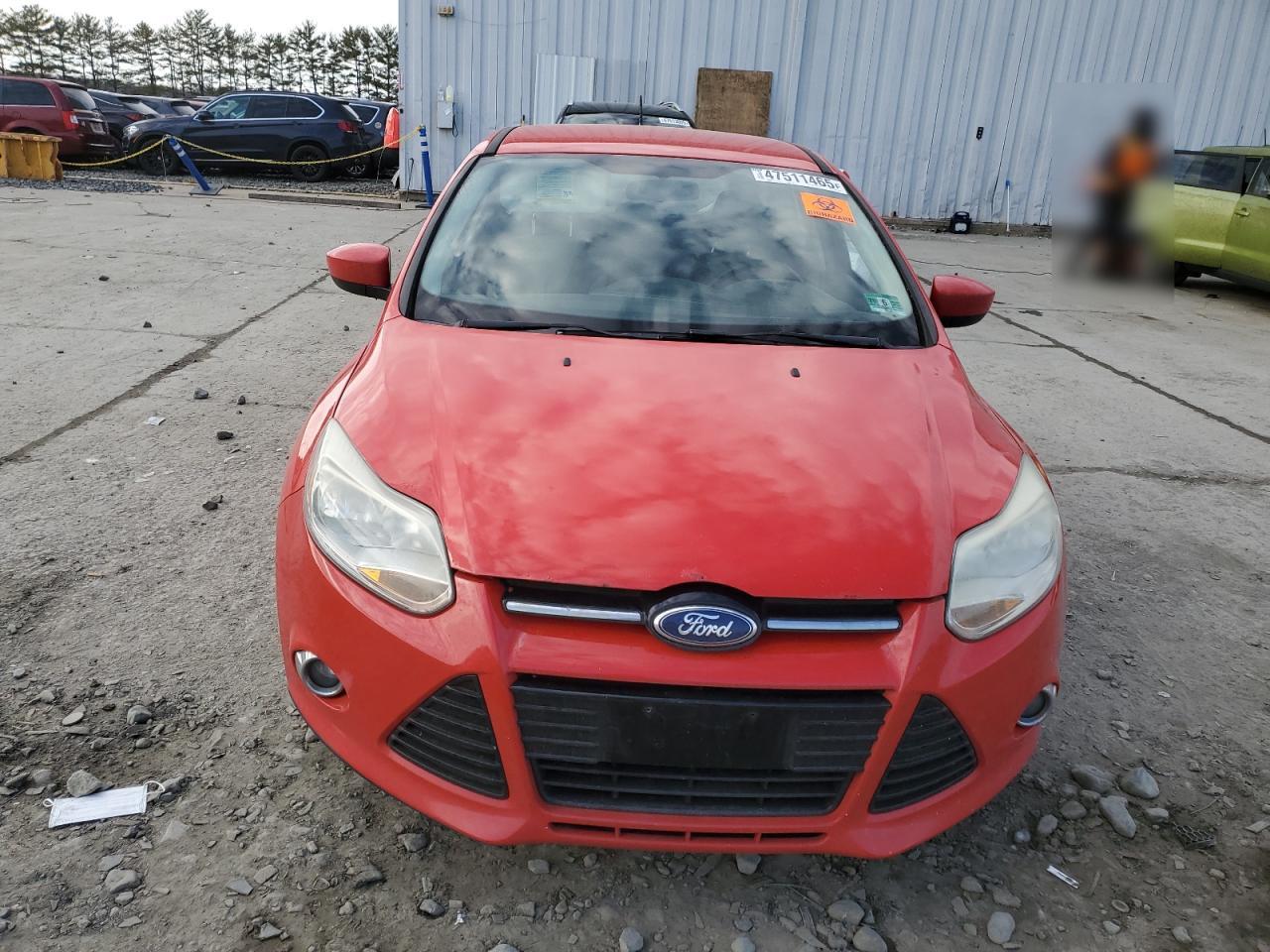 2012 Ford Focus VIN 1FAHP3K27CL149691 Copart auction photo, rear end damage thumbnail 5