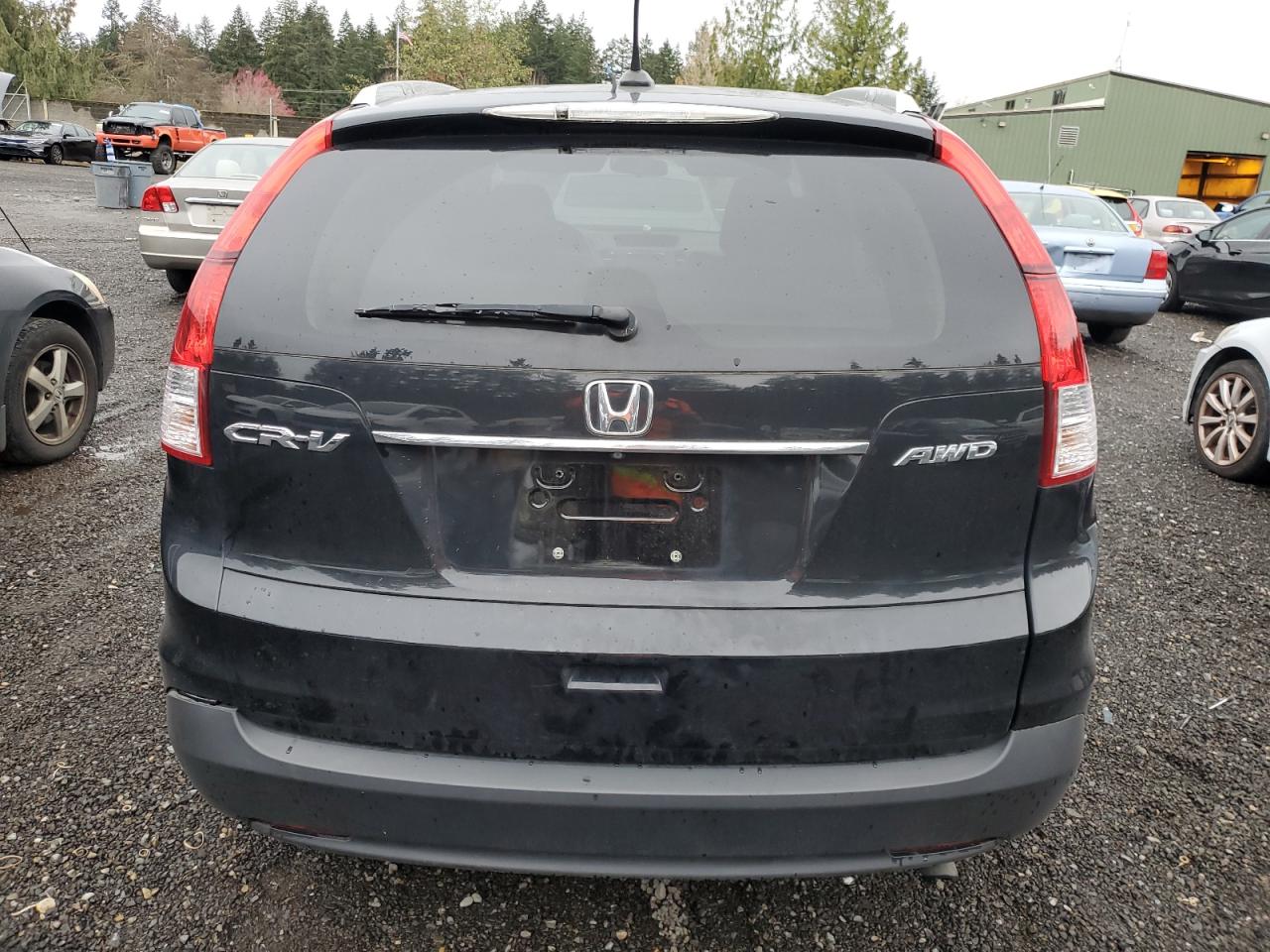 2013 Honda CR-V VIN 2HKRM4H7XDH646496 Copart auction photo, side / undercarriage damage thumbnail 6
