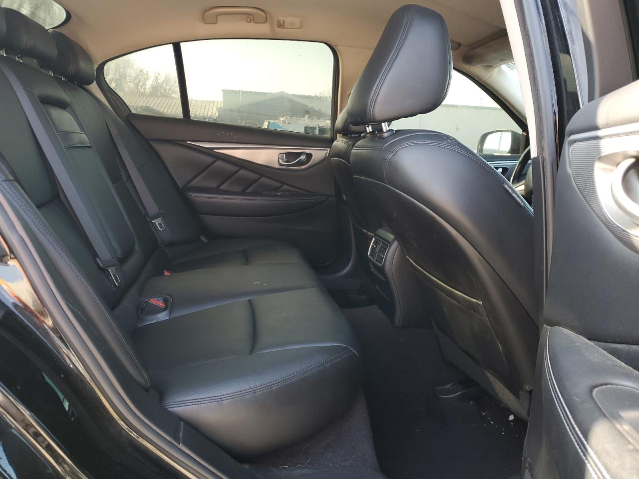 2015 Infiniti Q50 VIN JN1BV7AP9FM336474 Copart auction photo, front end / side damage thumbnail 10