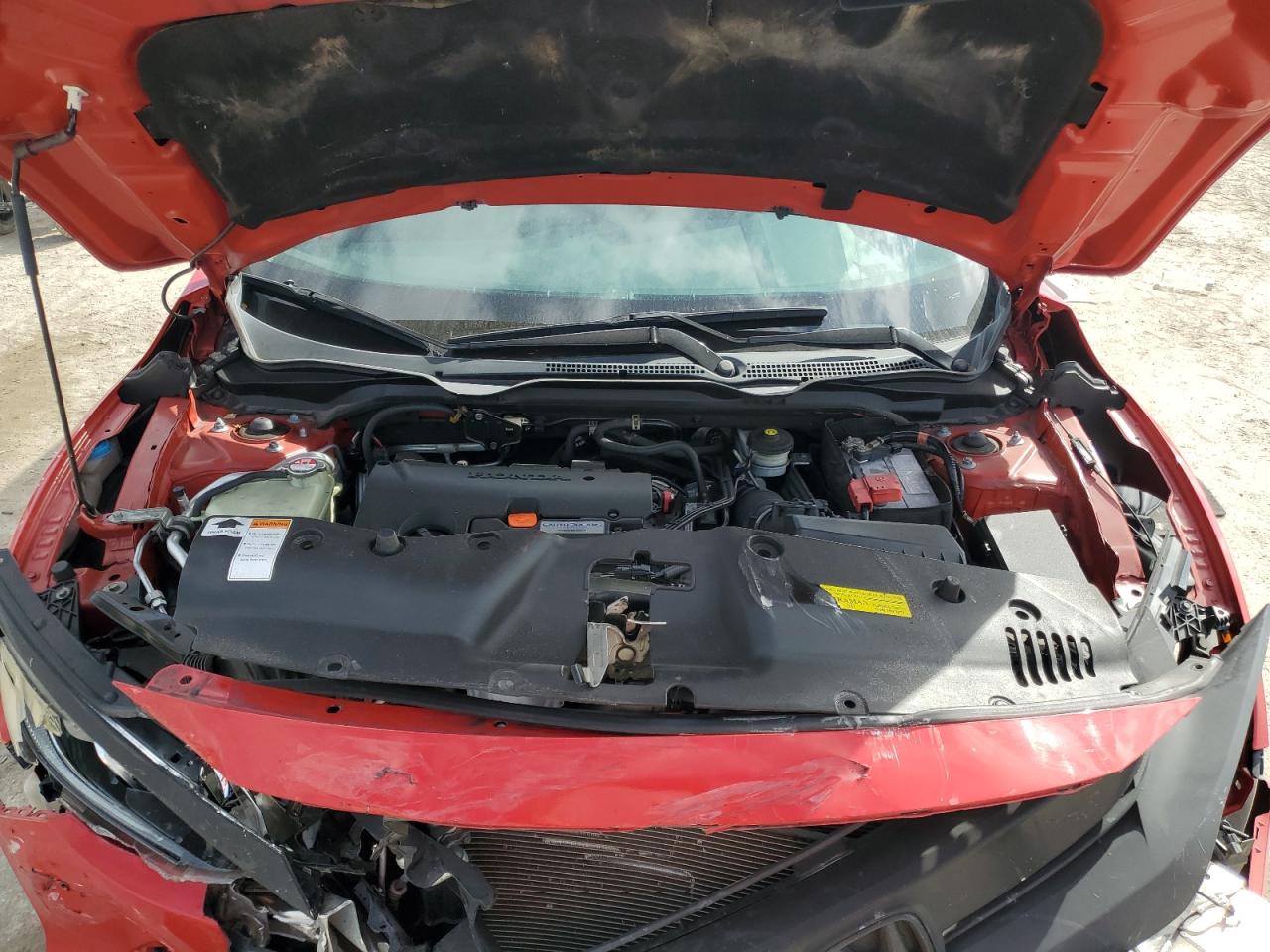 2017 Honda Civic VIN 2HGFC2F53HH504874 Copart auction photo, front end damage thumbnail 12