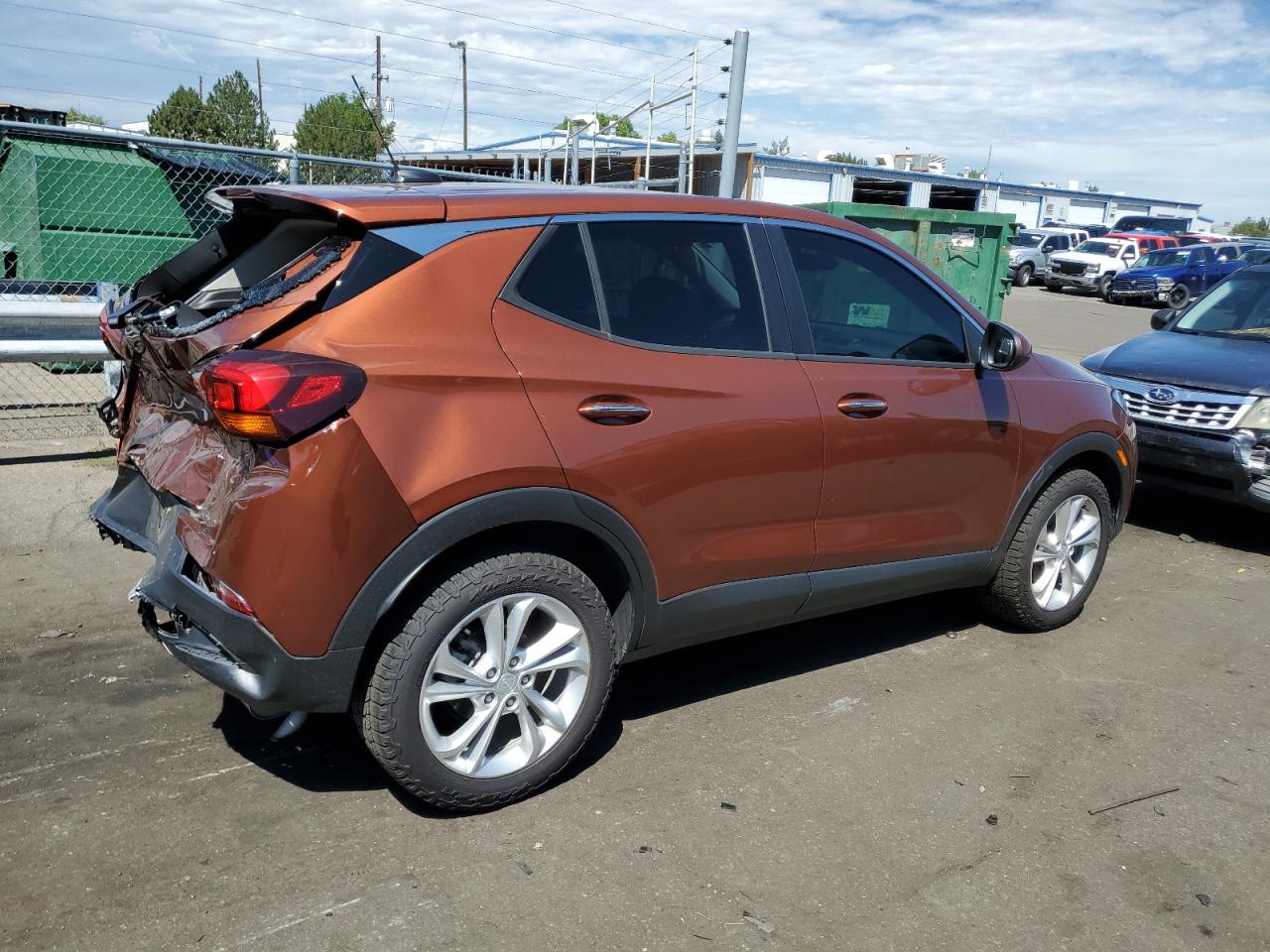 2020 Buick Encore VIN KL4MMCSL1LB102926 Copart auction photo, rear end / front end damage thumbnail 3