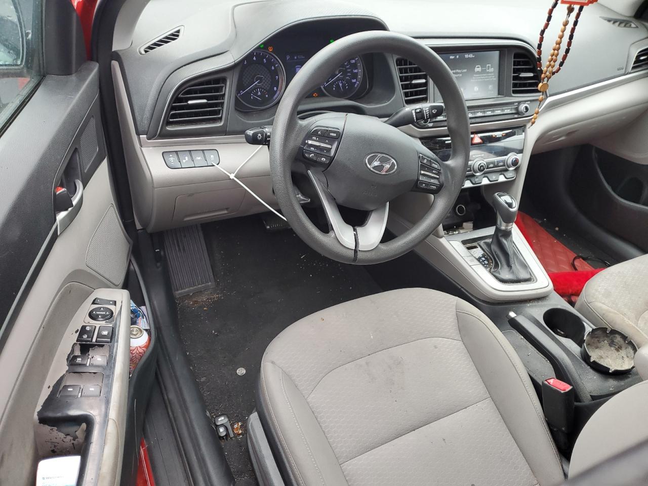 2020 Hyundai Elantra VIN 5NPD84LF8LH524697 Copart auction photo, undercarriage / hail damage thumbnail 8