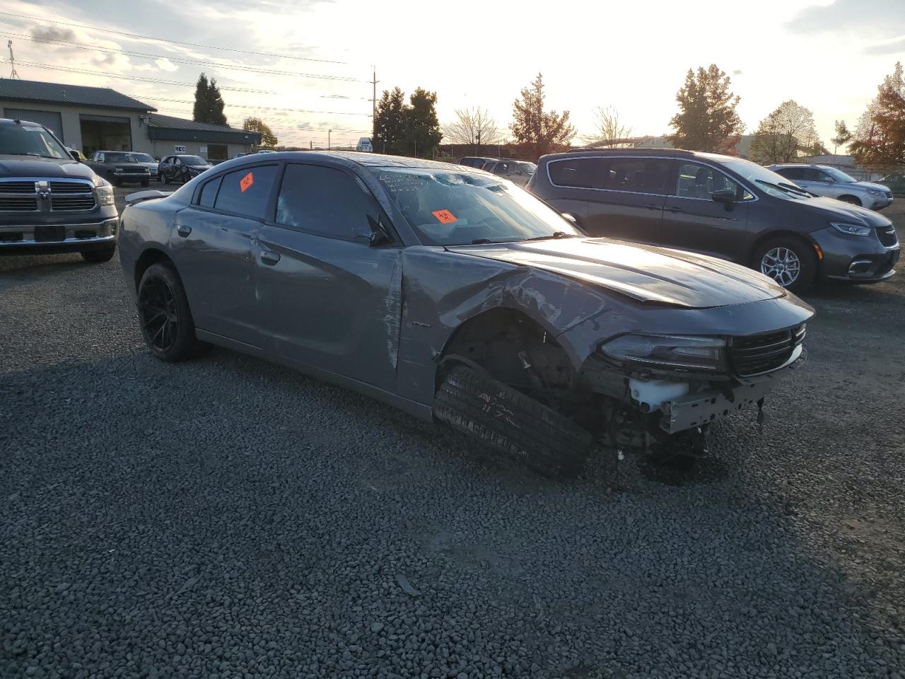2017 Dodge Charger VIN 2C3CDXCT5HH659753 Copart auction photo, frame damage / all over damage thumbnail 4