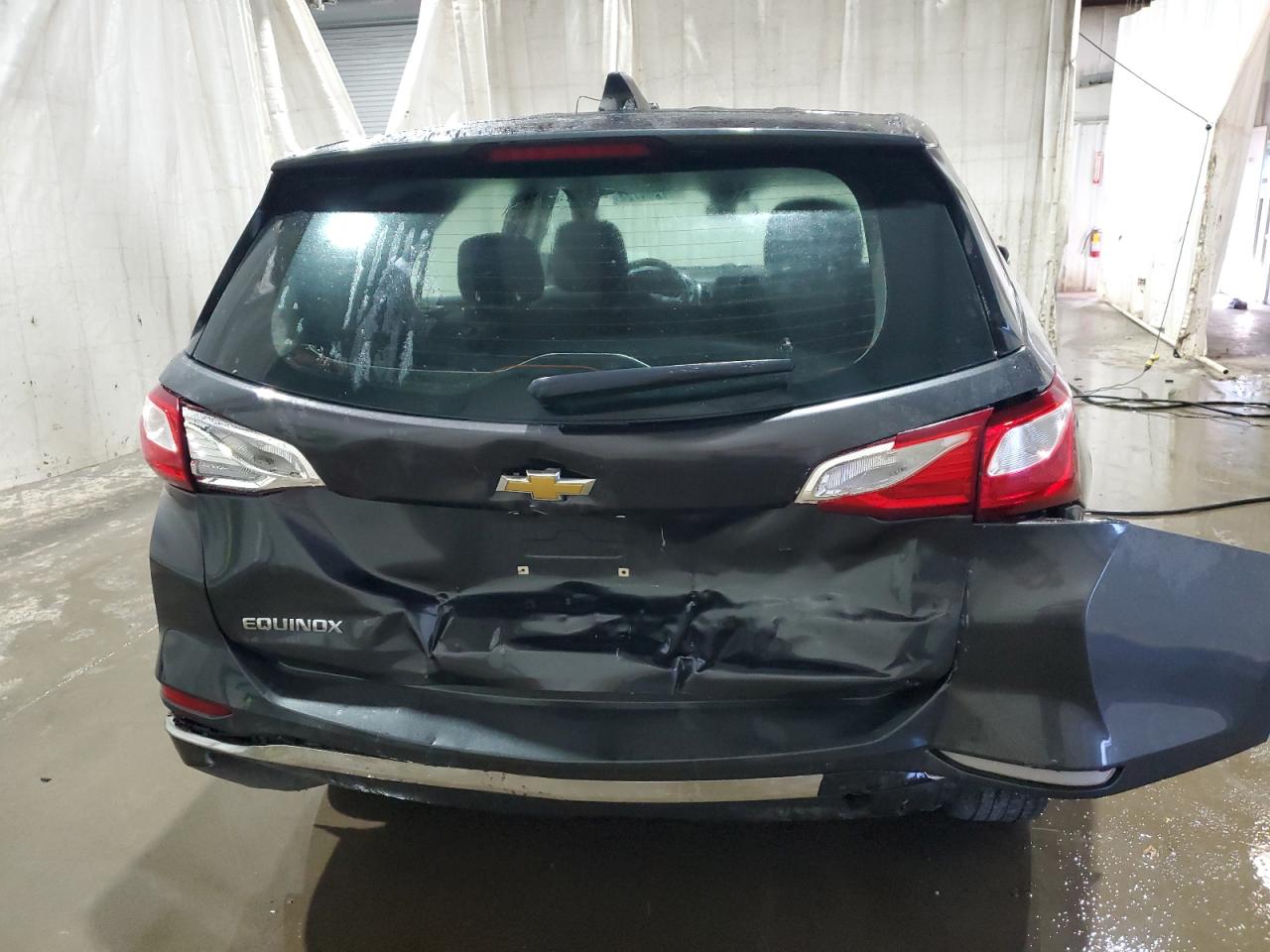 2018 Chevrolet Equinox VIN 2GNAXHEV6J6208273 Copart auction photo, side damage thumbnail 6