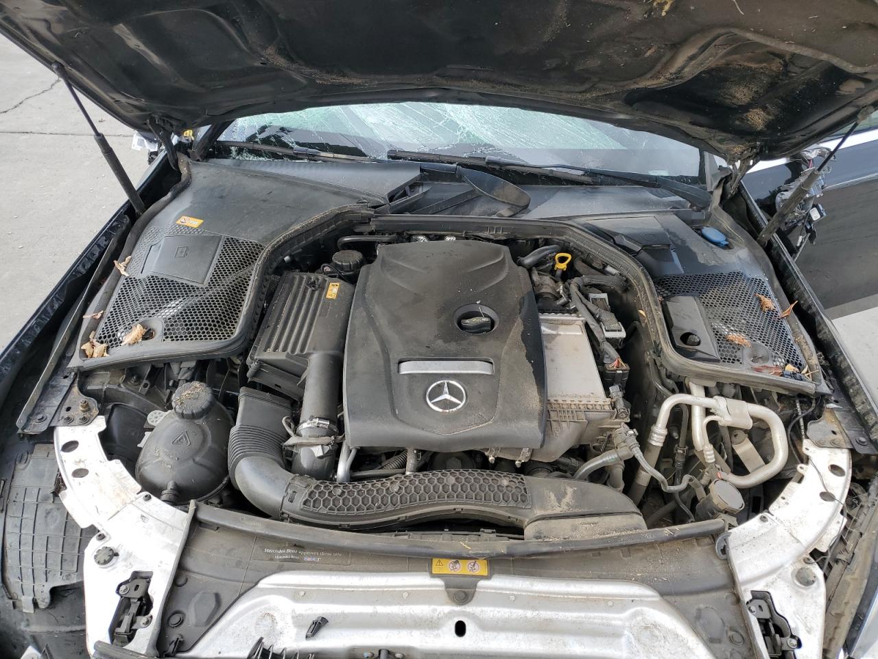 2016 Mercedes-Benz C-klasse VIN 55SWF4JB0GU164228 Copart auction photo, rollover damage thumbnail 12