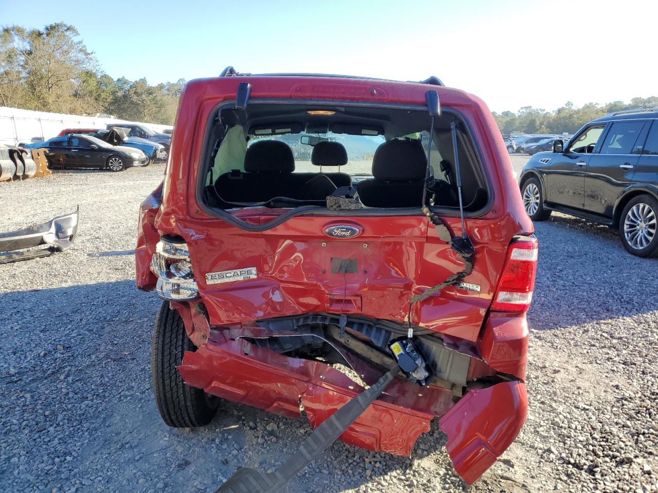 2010 Ford Escape VIN 1FMCU0DG8AKC87842 Copart auction photo, rear end / side damage thumbnail 6