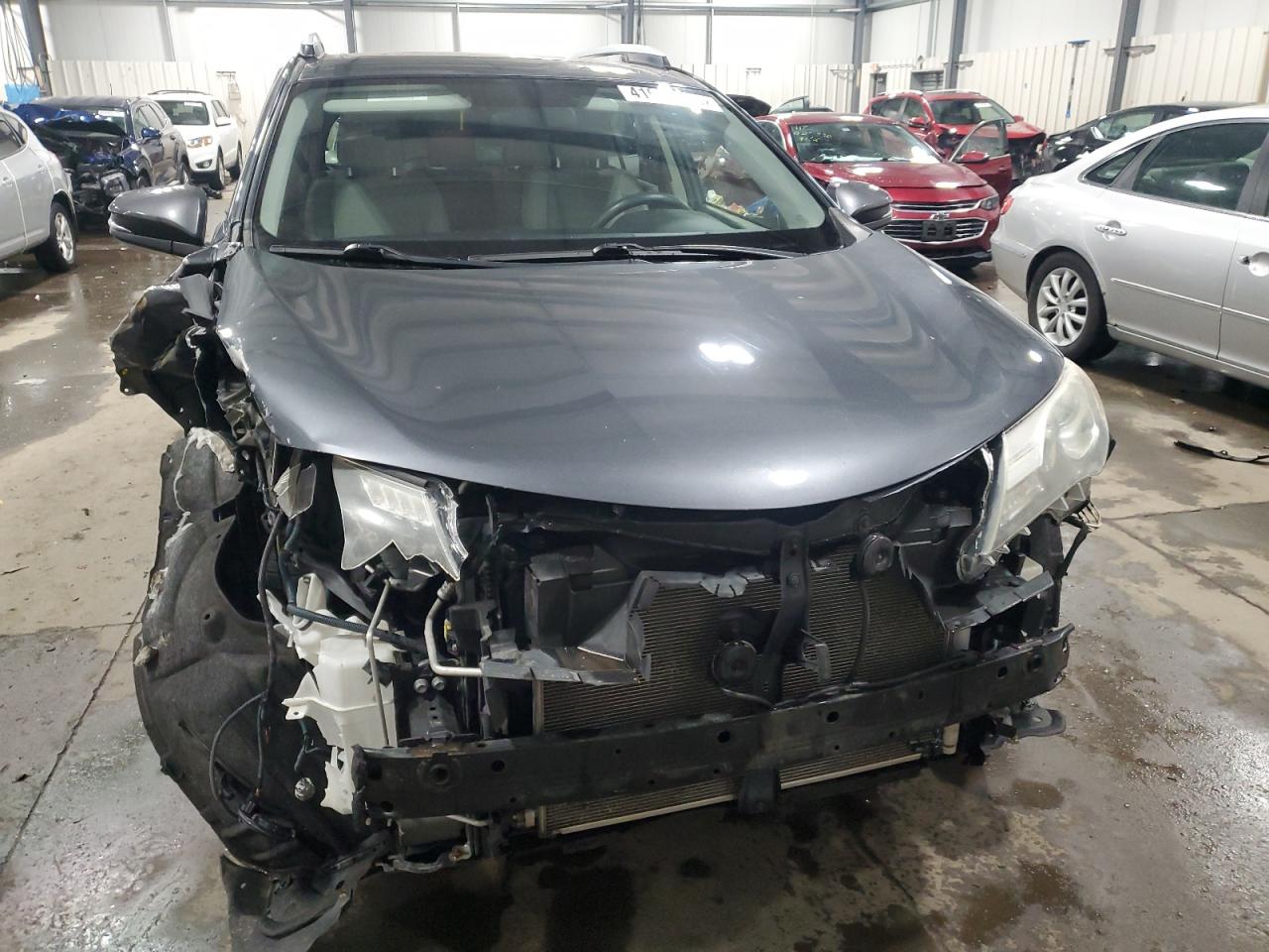 2014 Toyota RAV 4 VIN JTMRFREV0ED074212 Copart auction photo, front end / rear end damage thumbnail 5