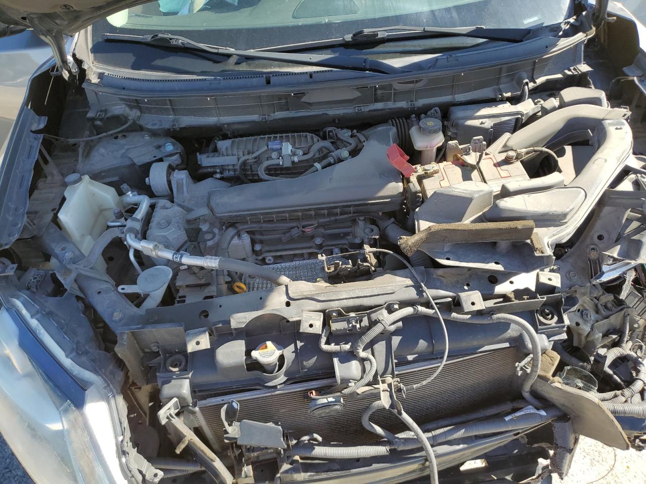 2015 Nissan Rogue VIN 5N1AT2MV6FC910252 Copart auction photo, front end / side damage thumbnail 13