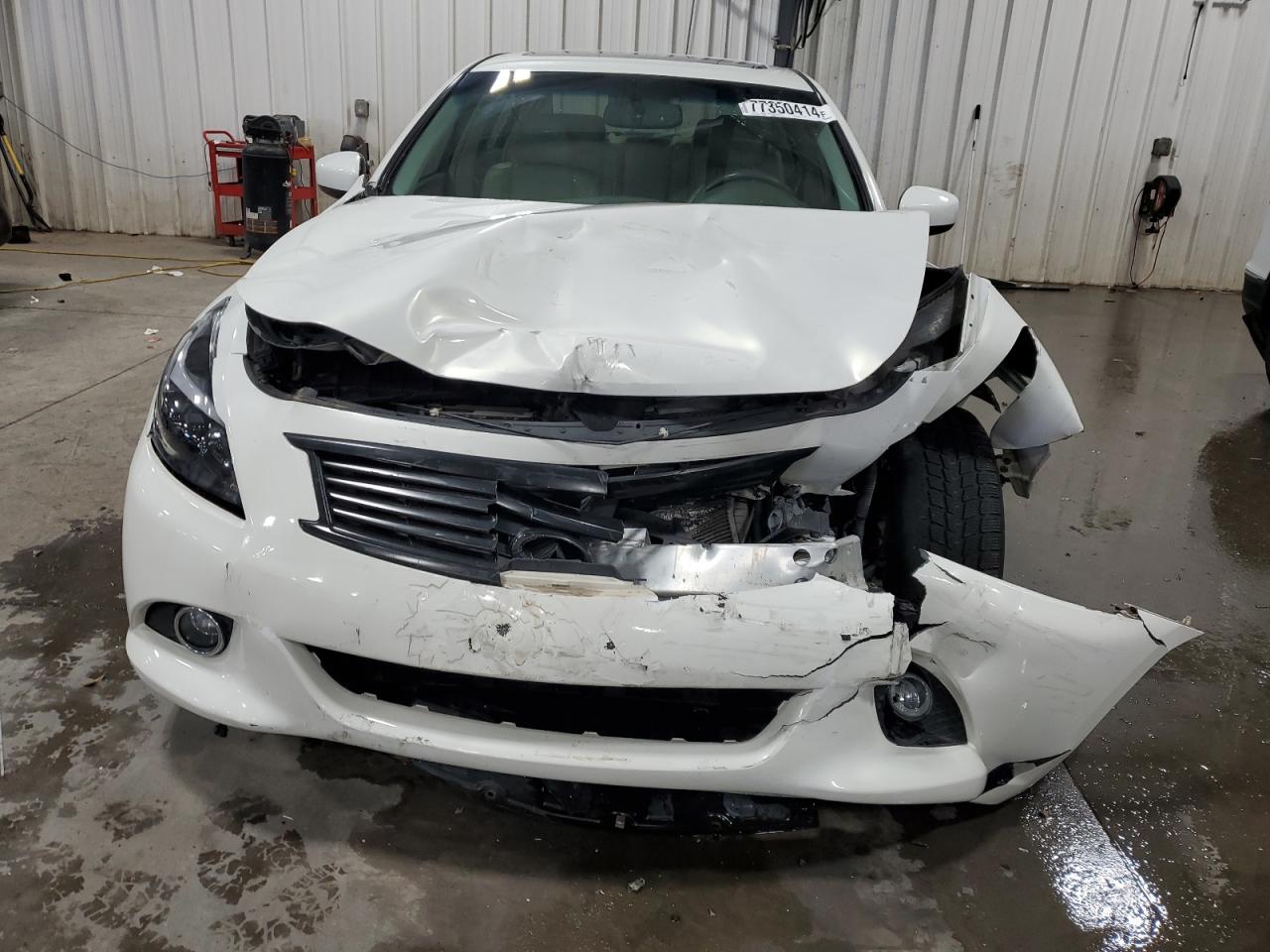 2012 Infiniti G VIN JN1CV6AR4CM678135 Copart auction photo, front end damage thumbnail 5