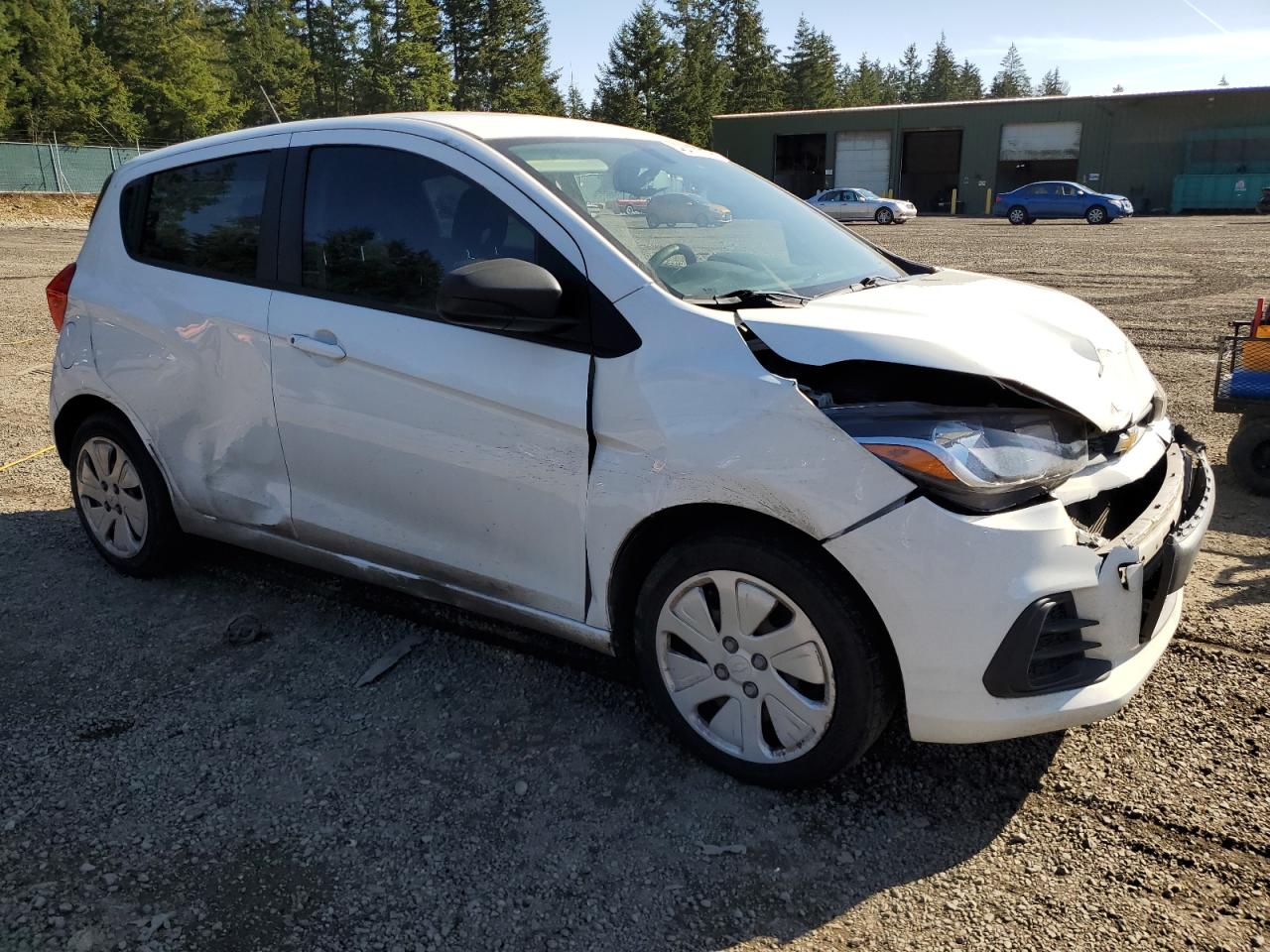 2016 Chevrolet Spark VIN KL8CB6SA1GC617408 Copart auction photo, front end / side damage thumbnail 4