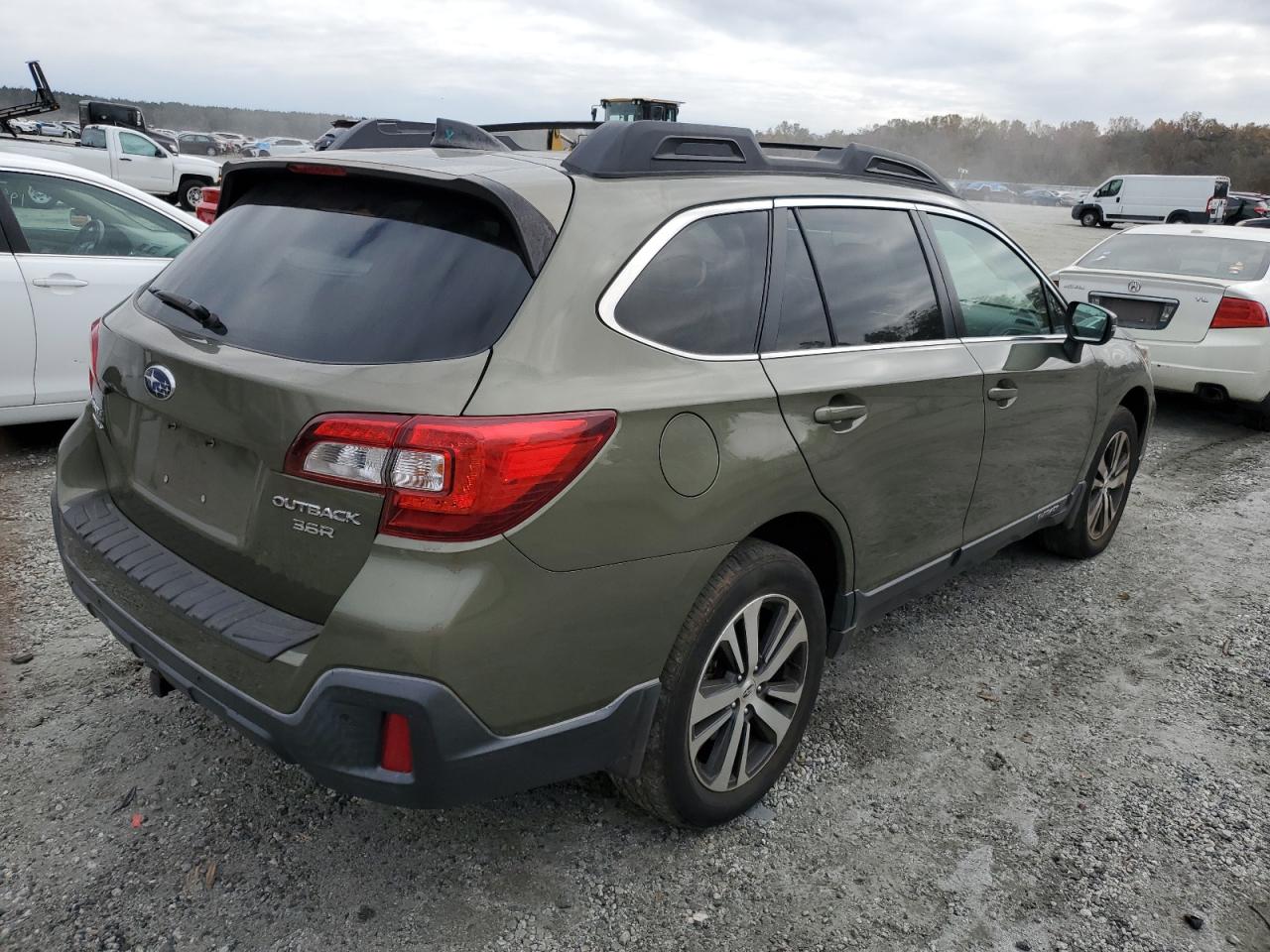 2019 Subaru Outback VIN 4S4BSENC1K3338457 Copart auction photo, rear end damage thumbnail 3
