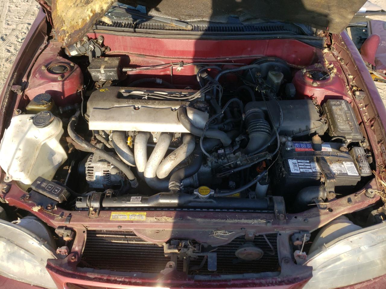 1998 Toyota Corolla VIN 1NXBR18E8WZ101644 Copart auction photo, rollover / all over damage thumbnail 11