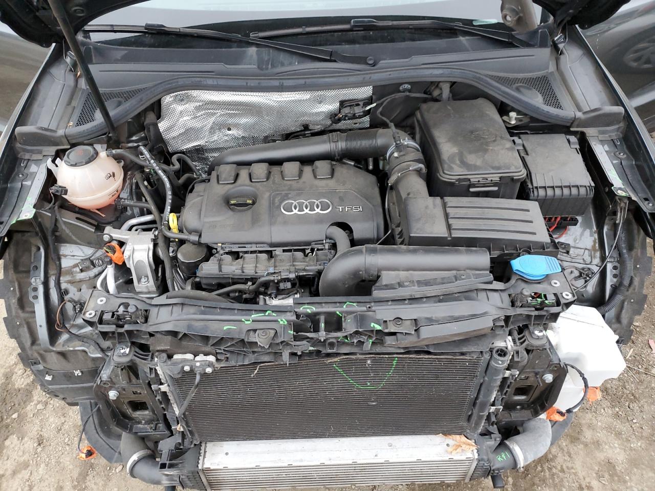 2018 Audi Q3 VIN WA1JCCFS2JR012034 Copart auction photo, front end / side damage thumbnail 12