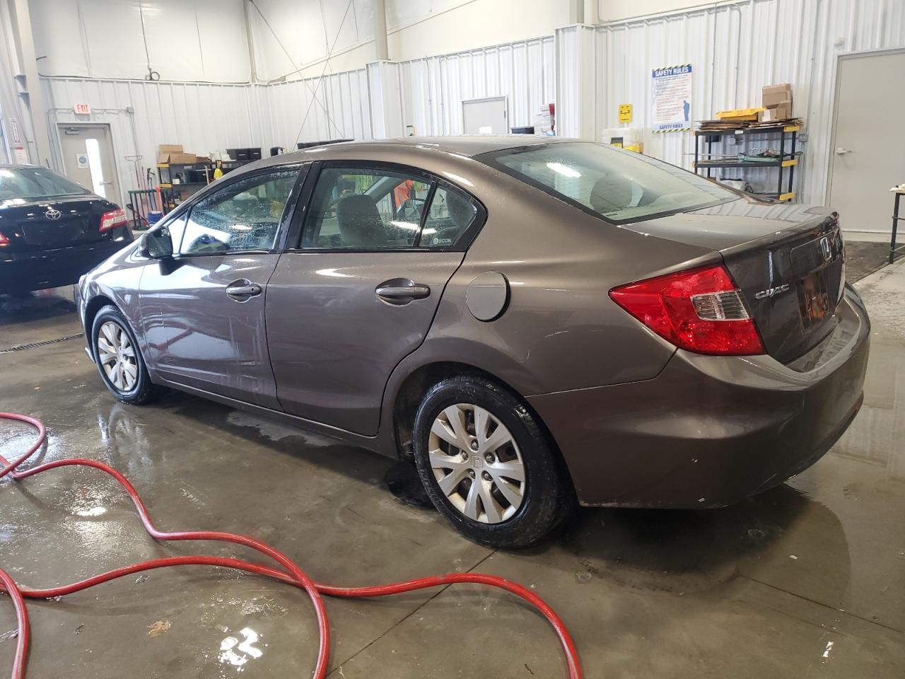 2012 Honda Civic VIN 19XFB2F55CE027404 Copart auction photo, front end damage thumbnail 2